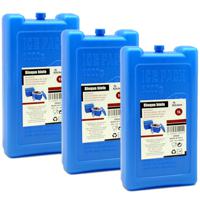 Arte R Koelelementen groot blok - 5x - 1000 ml - 11 x 5 x 22 cm - blauw - voor koeltas/koelbox