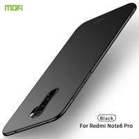 Voor Xiaomi RedMi Note8 Pro MOFI Frosted PC ultradun hard case (zwart)