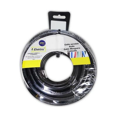 Kabel EDM 28300 Zwart 2 x 1 mm 5 m