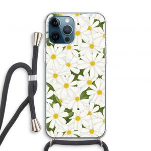 Summer Daisies: iPhone 12 Pro Transparant Hoesje met koord