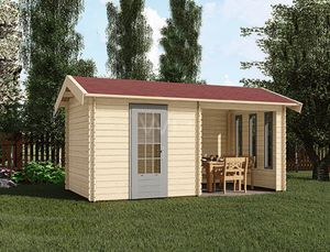 Woodpro Blokhut/Tuinhuis Heijen 500x250 cm- Zadeldak- Hout- Woodpro