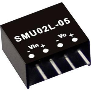 Mean Well SMU02M-15 DC/DC-convertermodule 133 mA 2 W Aantal uitgangen: 1 x Inhoud 1 stuk(s)