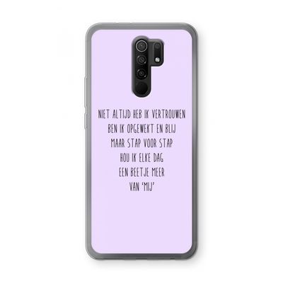 Zelfvertrouwen: Xiaomi Redmi 9 Transparant Hoesje