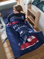 Personaliseerbare slaapset MINILI® BRANDWEER marineblauw