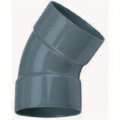 Wavin PVC Bocht 45 Graden 160mm met Dubbele Mof - Efficiënt Waterbeheer & Tuininstallatie