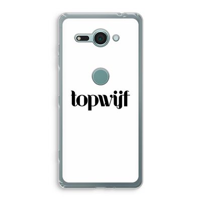 Topwijf Wit: Sony Xperia XZ2 Compact Transparant Hoesje