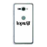 Topwijf Wit: Sony Xperia XZ2 Compact Transparant Hoesje