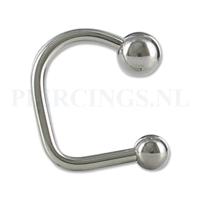 Lippiercing 1,6 x 10 mm