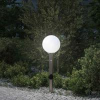 Bolderarmatuur met sensor en stopcontact 80 cm roestvrij staal IP44