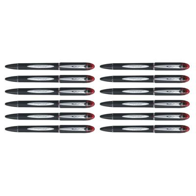 Liquid ink ballpoint pen Uni-Ball Rollerball Jestsream SX-210 Rood 12 Stuks