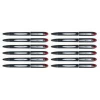 Liquid ink ballpoint pen Uni-Ball Rollerball Jestsream SX-210 Rood 12 Stuks