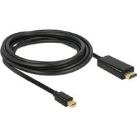 DeLOCK 83700 video kabel adapter 3 m HDMI Mini DisplayPort Zwart - thumbnail