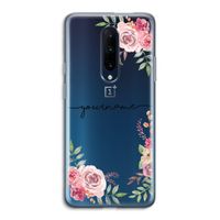 Rozen: OnePlus 7 Pro Transparant Hoesje