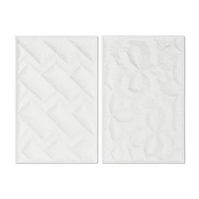 Schilderij Home ESPRIT Modern Met reliëf 58,5 x 4 x 92,5 cm (2 Stuks)