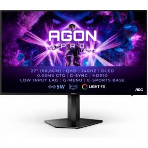 AOC AGON PRO AG276QZD 27 Quad HD 240Hz OLED Monitor