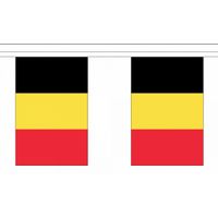 Polyester vlaggenlijn van Belgie   - - thumbnail