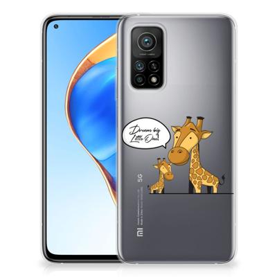 Xiaomi Mi 10T | 10T Pro Telefoonhoesje met Naam Giraffe Xiaomi Mi 10T | 10T Pro Telefoonhoesje met Naam Giraffe