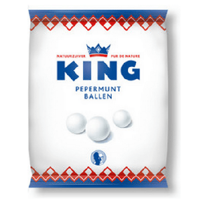 King pepermuntballen zak (12x 250gr)