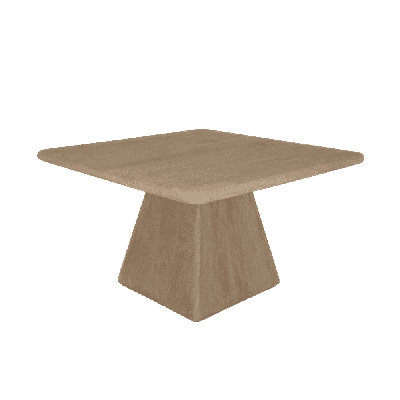 Tower Living Vierkante Eettafel 'Asti' Mangohout, 150 x 150cm, kleur Naturel
