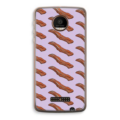 Bacon to my eggs #2: Motorola Moto Z Force Transparant Hoesje