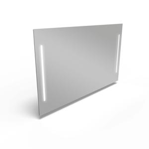 Nemo Spring Quadro spiegel 70x70cm met verticale LED verlichting met schakelaar onderaan M.P53,C.700x700.9