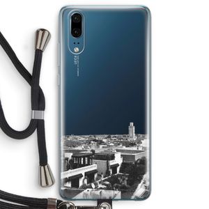 Marrakech Skyline : Huawei P20 Transparant Hoesje met koord