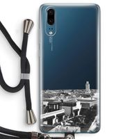 Marrakech Skyline : Huawei P20 Transparant Hoesje met koord