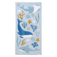 Little Dutch badlaken ocean dreams blauw - 120cm Little Dutch badlaken ocean dreams blauw - 120cm
