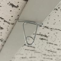 Systeemplafondklem draad mini 100st