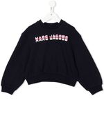 Marc Jacobs Kids sweat à logo imprimé - Bleu