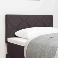 Stoffen Hoofdbord Anders met hoofdeinde Donkerbruin 80 cm Stof