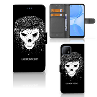 Telefoonhoesje met Naam OPPO A73 5G Skull Hair