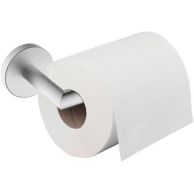 Wiesbaden Alonzo Toiletrolhouder met Vaste Arm - RVS Geborsteld