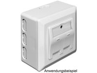 DeLOCK Back Box for Keystone Wall Outlet doos - thumbnail