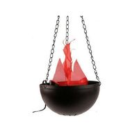 Halloween hanglamp met flikkerende vlam - Feestdecoratievoorwerp - thumbnail