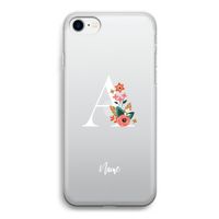 Pink Bouquet: iPhone SE 2020 Transparant Hoesje