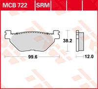 TRW Remblokken, en remschoenen voor de moto, MCB722SRM Sinter maxi scooter