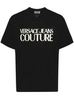 Versace Jeans Couture T-shirt met logoprint - Zwart - thumbnail