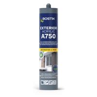 Bostik A750 Acrylkit wit overschilderbaar binnen/buiten 310ml - 30614682