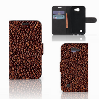 LG K4 Book Cover Koffiebonen - thumbnail
