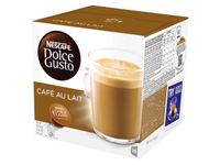 Nescafe Dolce Gusto koffiecups, Cafe au lait, pak van 16 stuks - thumbnail