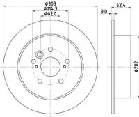 Remschijf 8DD355118721