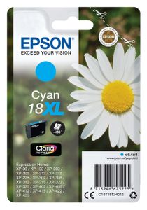 Inktcartridge Epson 18XL T1812 blauw HC