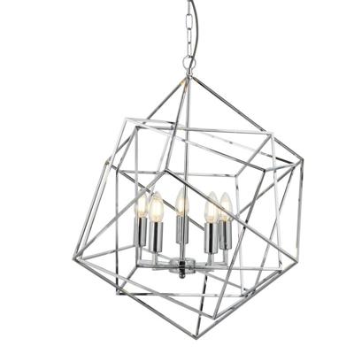 Searchlight Grote hanglampCube Ø 55cm - 7865-5CC