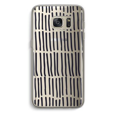Moroccan stripes: Samsung Galaxy S7 Transparant Hoesje