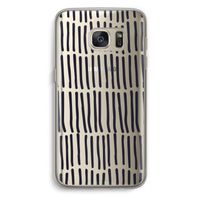 Moroccan stripes: Samsung Galaxy S7 Transparant Hoesje