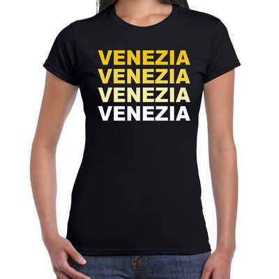 Venezia / Venetie t-shirt zwart voor dames