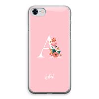 Pink Bouquet: iPhone 8 Transparant Hoesje
