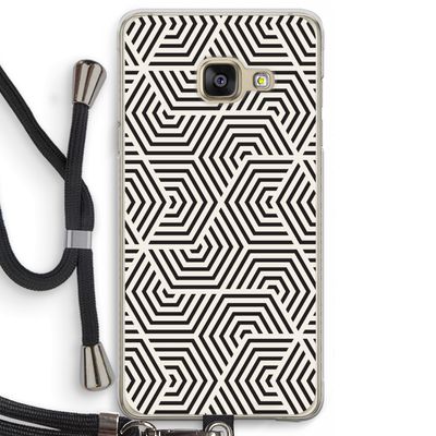 Magic pattern: Samsung Galaxy A3 (2016) Transparant Hoesje met koord