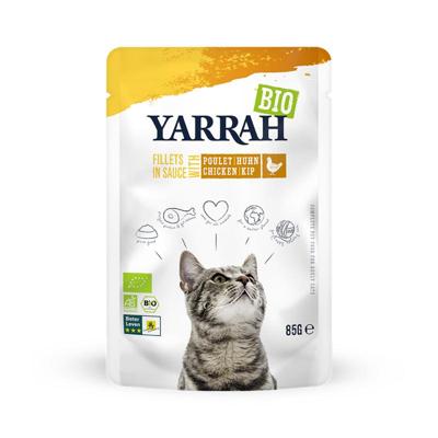 Yarrah Kat filet met kip in saus bio Yarrah Kat filet met kip in saus bio
